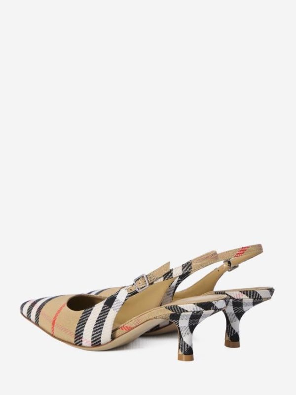 Birdie Check slingback pumps